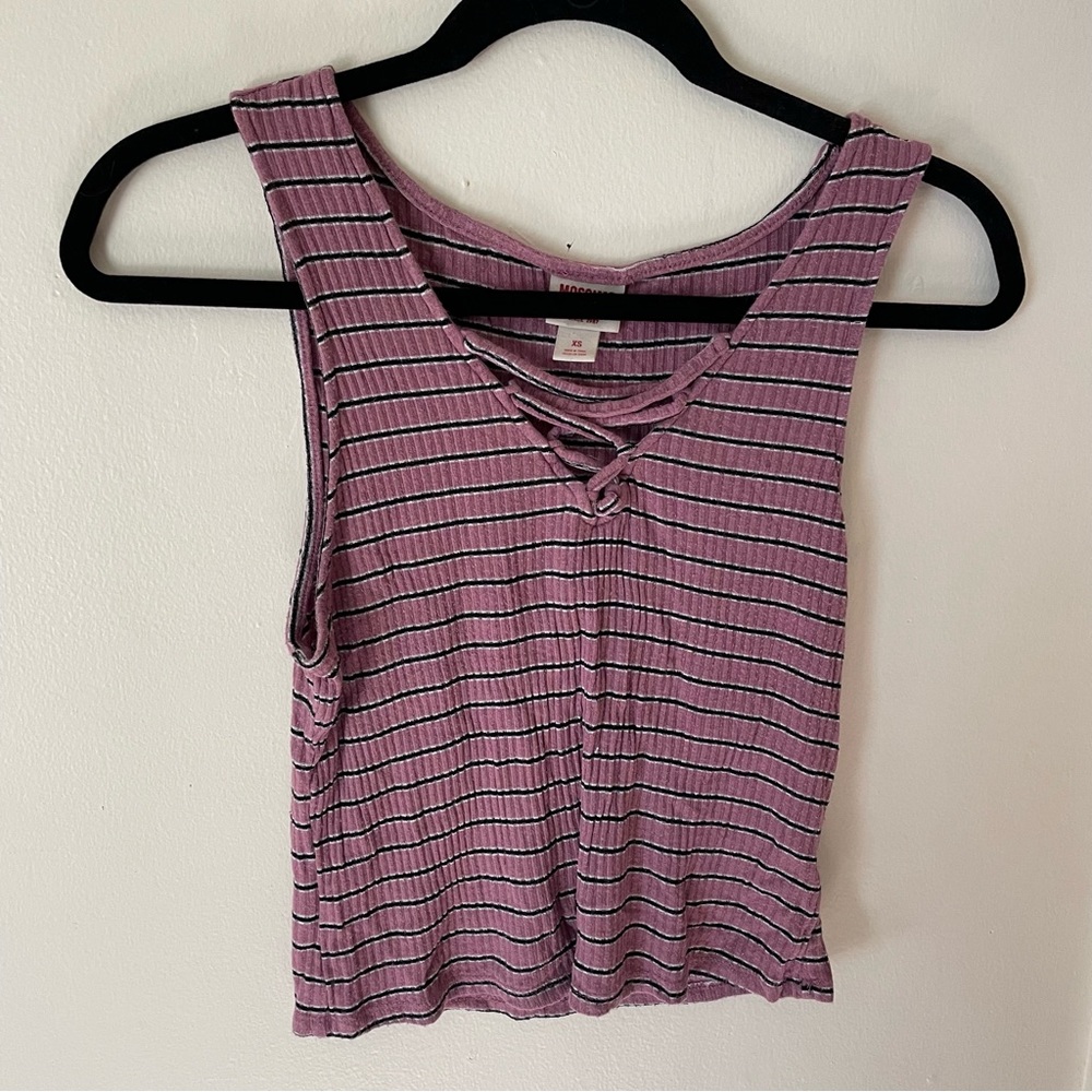 Striped pink tank